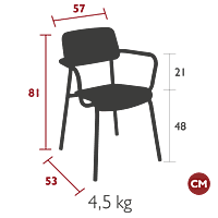 Studie Oak Armchair
