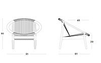 Frida Lounge Chair Anthracite